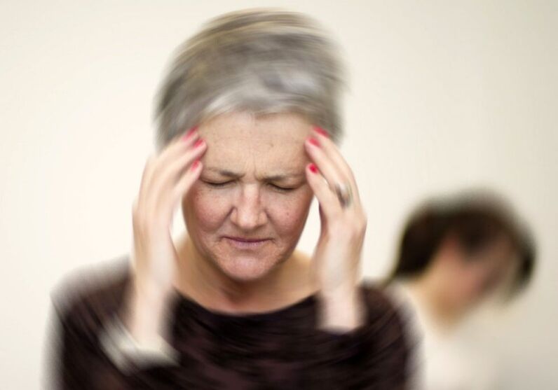 Dizziness for cervical osteochondrosis