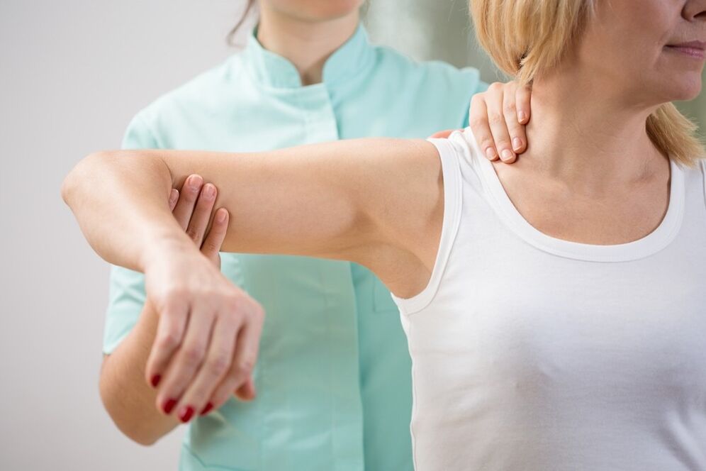 Testing a doctor with cervical osteochondrose