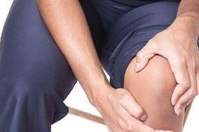 self-massage of the knee joint in arthrosis